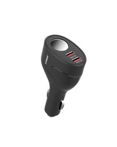 mbeat Gorilla Power Dual Port QC3.0 Car Charger and Cigarette Lighter Extender [MB-CHGR-C18]
