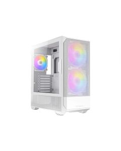 Antec NX416L ARGB Tempered Glass Mid-Tower ATX Gaming Case - White