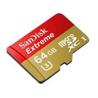 SanDisk 64GB Extreme microSDXC 100MB/s Memory Card with Adapter