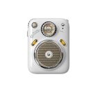 Divoom Beetle FM Portable Radio Bluetooth Speaker - White