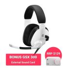 [Bundle] EPOS H3 White Headset + Bonus GSX 300 Snow Sound Card