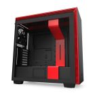 NZXT H710 Gaming Mid Tower ATX Computer Case with Tempered Glass - Black/Red