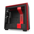 NZXT H710i Smart Gaming E-ATX Mid Tower Computer Case - Matte Black/Red