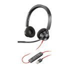 Plantronics/Poly Blackwire 3320 Standard USB-A Stereo Corded UC Headset