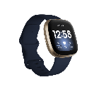 Fitbit Versa 3 Smart Fitness Watch with GPS - Midnight/Soft Gold