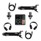 Rode RODECaster Duo 2-Person Podcasting Bundle with PodMic, Boom Arm and Headphones