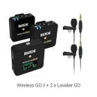 Bundle - RODE Wireless GO II and 2 x Lavalier GO