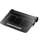 Cooler Master Notepal U3 Plus Black Movable Fan Aluminium Cooling Pad ( Fits Up To 19)