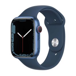Apple Watch Series 7 GPS + Cellular 45mm Blue Aluminium Case + Abyss Blue Sport Band