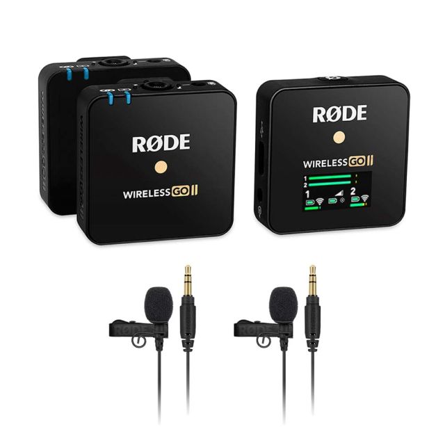 Rode Wireless GO II 2-Person Wireless Microphone and Lavalier Kit