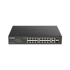 D-Link DGS-1100-18PV2 18-Port Smart Managed Switch 16 PoE+ /2 Combo ports PoE budget 130W