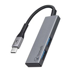 [Damaged Packaging] Bonelk Long-Life USB-C to 2 Port USB 3.0 Hub (Space Grey)
