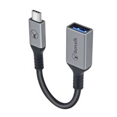 [Damaged Packaging] Bonelk USB-C to USB-A Adapter Long-Life 15cm