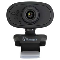 [Damaged Packaging] Bonelk USB Webcam Clip On 720p (Black)