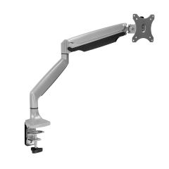 Pout Eyes13 Single Monitor Arm Full Motion Gas Spring - Silver