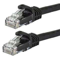 8ware CAT6 Ultra Thin Slim Cable 20m - Black Color Premium RJ45 Ethernet Network LAN UTP Patch Cord