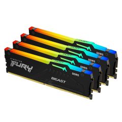 Kingston FURY Beast RGB XMP 128GB DDR5 5600MHz Memory [KF556C40BBAK4-128]