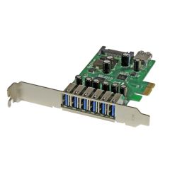 StarTech 7 Port USB 3.0 PCIe Low Profile Adapter Card [PEXUSB3S7]