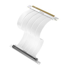 Antec Pcie-4.0 Riser Cable (200mm) Up To Rtx4090 - White [AT-RCAB-W200-PCIE4-RTX40]