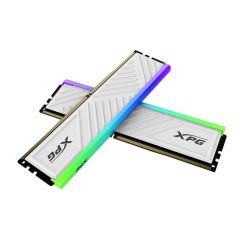 Adata XPG D35G RGB 32GB (2X16) DDR4-3600 Memory - White [AX4U360016G18I-DTWHD35G]