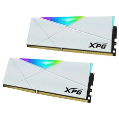 Adata XPG Spectrix D50 32GB (2X16)DDR4-3600 Memory - White [AX4U360016G18I-DW50]