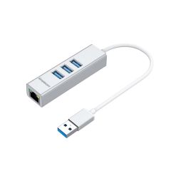 Simplecom CHN420 3Port SuperSpeed USB Hub Silver [CHN420-SILVER]
