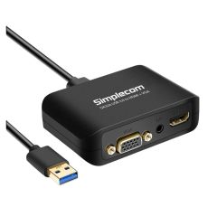 Simplecom USB 3.0 to HDMI+VGA Video Adapter [DA326]