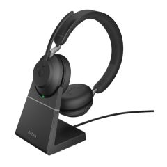 Jabra Evolve2 65 UC Stereo USB-C Bluetooth Headset with Charging Stand [26599-989-889]
