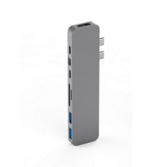 HyperDrive PRO 8-in-2 USB C Thunderbolt 3 Hub MacBook Pro/Air - Space Grey