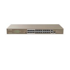 IP-COM F1126P-24-250W 24-Port 100M 1-Port Gigabit PoE Switch with SFP