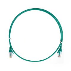8ware CAT6 Ultra Thin Slim Cable 1m / 100cm - Green Premium RJ45 Ethernet Network LAN UTP Patch Cord