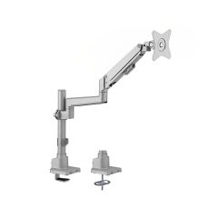Brateck Single Monitor Thin Gas Spring Monitor Arm - Matte Grey[LDT62-C012P-MG]