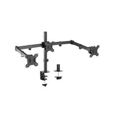 Brateck Triple Screens Economical Double-Joint Articulating Monitor Arms