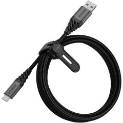 OtterBox USB-C to USB-A Rugged Cable 2M - Premium - Dark Ash Black 78-52665