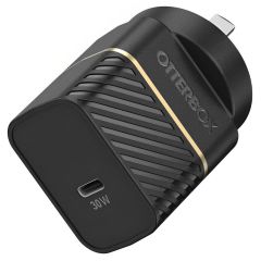 OtterBox USB-C 30W GaN Fast Charge Wall Charger Type I - Black Shimmer 78-80485
