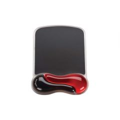 Kensington Duo Gel Mouse Pad Wrist Rest - Red/Black [62402]
