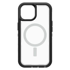 OtterBox Apple New iPhone 6.1 2022 Defender Series XT Clear Case with MagSafe - Clear/Black 77-90062
