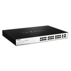 D-Link DGS-1100-26MP 26-Port Surveillance Switch with 24 PoE and 2 Combo UTP/SFP ports (370W PoE bud