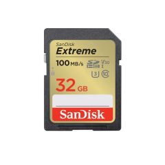 SanDisk 32GB Extreme SD UHS-I Memory Card - 100MB/s [SDSDXVT-032G-GNCIN]