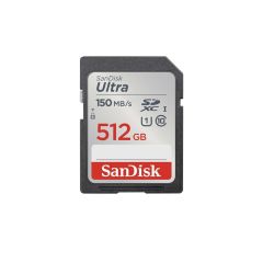 SanDisk 512GB Ultra SDHC and SDXC UHS-I Memory Card - 150MB/s [SDSDUNC-512G-GN6IN]