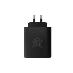 STM 65W Dual Port USB-C & A Power Adapter - Black [STM-931-381Z-02]