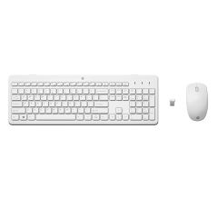 HP 230 Wireless Mouse and Keyboard Combo - White [3L1F0AA]