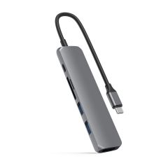 HyperDrive BAR 6-in-1 USB-C Hub for MacBook/PC - Space Grey HD22E-GRAY