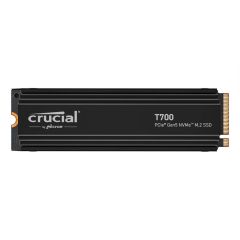 Crucial T700 1TB PCIe Gen5 NVMe M.2 SSD with Heatsink [CT1000T700SSD5]