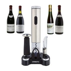 Ambiano MD10128 Premium Electric Wine Opening Set (Batteries Included)