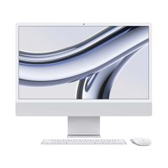Apple M3 24-inch iMac with Retina 4.5K display 8-Core CPU 10-Core GPU 512GB Silver MQRK3X/A