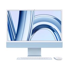 Apple M3 24-inch iMac with Retina 4.5K display 8-Core CPU 8-Core GPU 256GB Blue MQRC3X/A