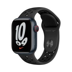 Apple Watch Series 7 GPS + Cellular 41mm Midnight Aluminium Case + Anthracite/Black Nike Sport Band