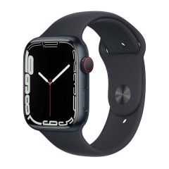 Apple Watch Series 7 GPS + Cellular 45mm Midnight Aluminium Case + Midnight Sport Band