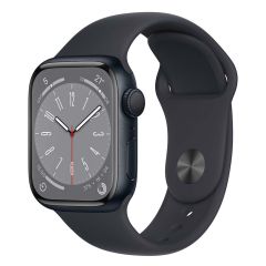 Apple Watch Series 8 GPS - 41mm Midnight Aluminium Case with Midnight Sport Band MNP53ZP/A